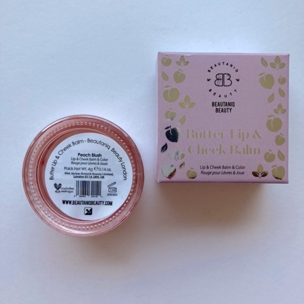 Beautaniq Beauty butter cheek and lip balm in Peach blush BNIB - Picture 2 of 3